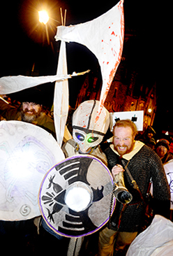 The vikings are coming!: carnival capers around Dumfries in Big Burns Supper 2015