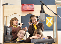 Dalreoch FM: A mock radio station beamed live around the school campus