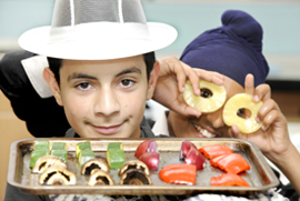 A _Ministry of Fun_ cooking workshop is popular with both boys and girls