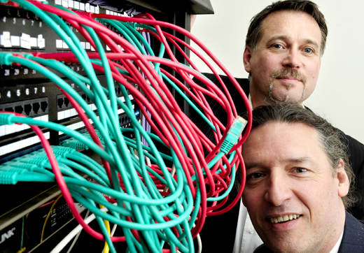 Kenny Gair and Iain Hamilton of Techniphobia