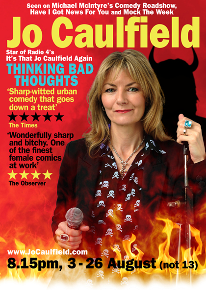 Edinburgh Festival Fringe poster for Jo Caulfield
