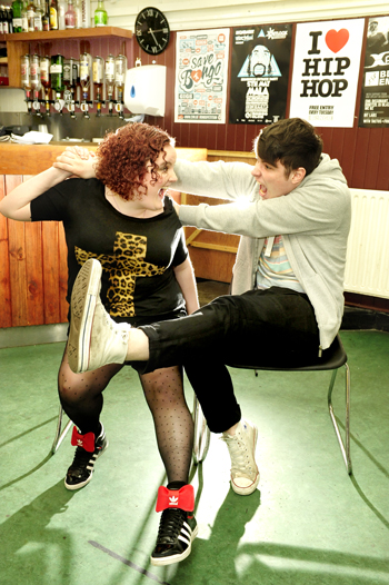 Heather Marshall and Robbie Gordon in Heather Marshall and Robbie Gordon in