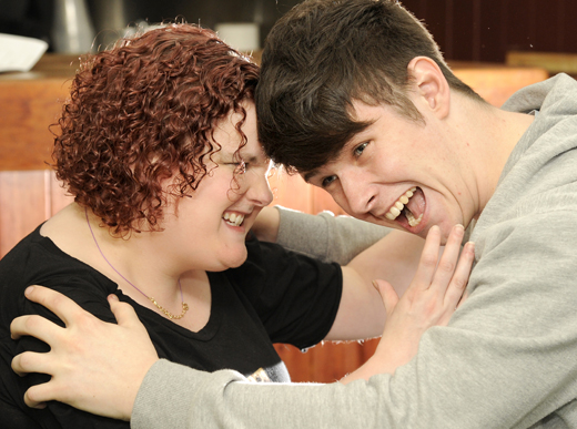 Heather Marshall and Robbie Gordon in Heather Marshall and Robbie Gordon in