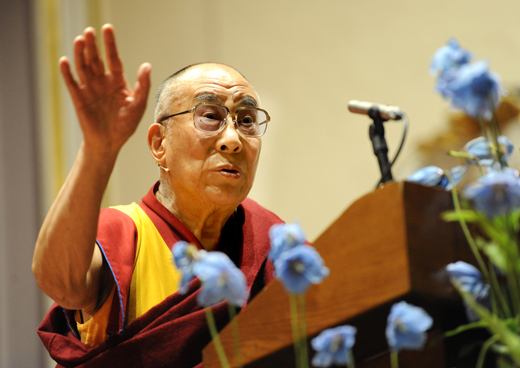 The Dalai Lama delivers his Edinburgh Lectures series speech