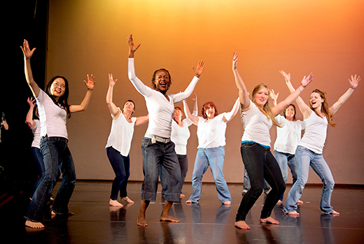 Inter-generational dance in 