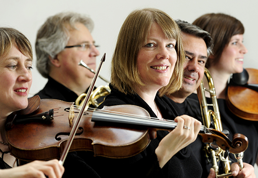 Katie Hull and other performers from Music Co-operative Scotland