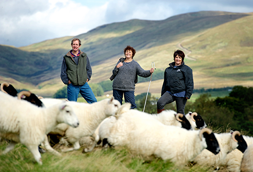 Dumfries and Galloway organic meat farmers cooperative, pictured near Moffat