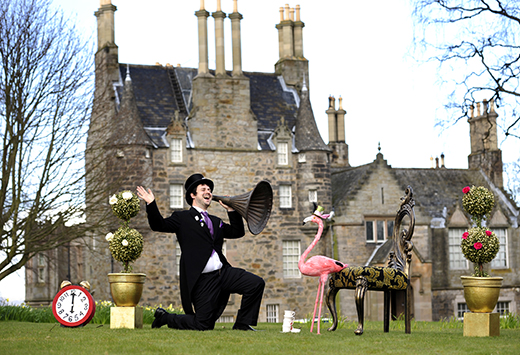 Launching Edinburgh International Magic Festival in the magical grounds of Lauriston Castle