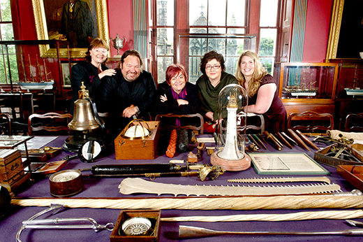 The Previously... team in Leith's Trinity House