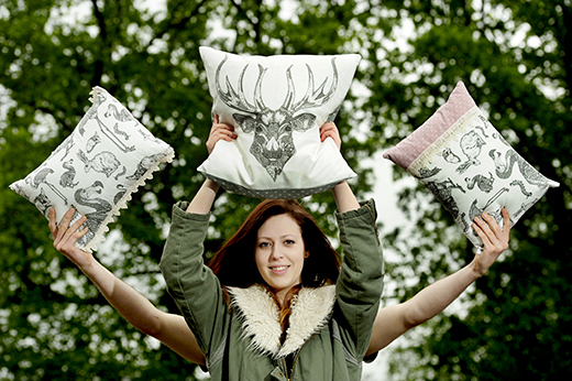 Printmaker and soft furnishings print designer Suzi Plunkett