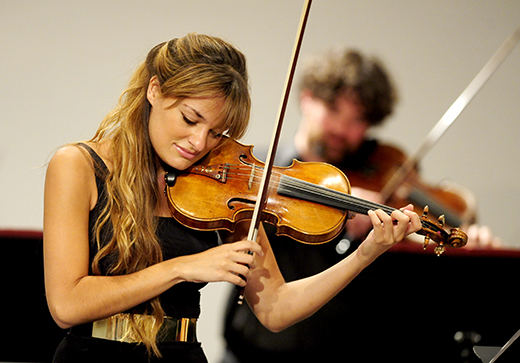 Nicola Benedetti performs at Classic Music Marathon at Glasgow's Royal Concert Hall
