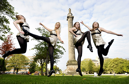 Irish dance group Siamsoir launches Social In The Square, Edinburgh's first social enterprise festival in the city's St Andrew Square